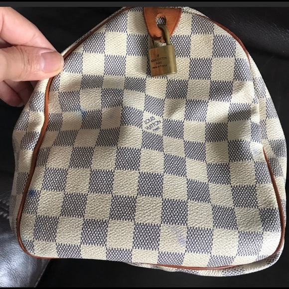 Autentic 💯 speedy damier azur 30 ❤️ - Picture 3 of 7